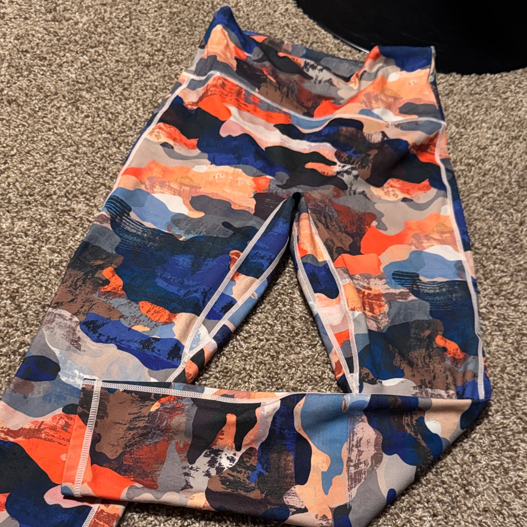 Fabletics High-Waist Ankle-Length Compression Leggings (M) - Euc